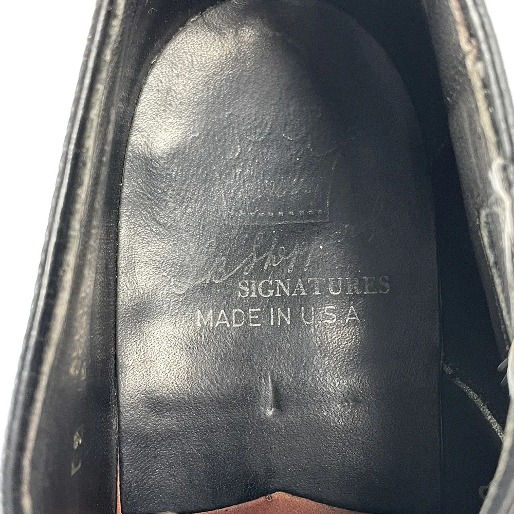 Hanover Derby Mens Size 9 B Brown Shell Cordovan Lace Up Plain Toe Dress Shoes